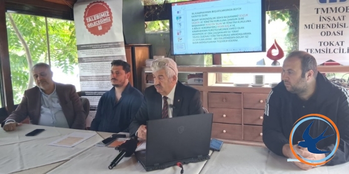 İMO Tokat’tan Yapı Ruhsatlarında Yeni Uyarı: “Yetkinlik Denetlenmeli, İmzacılık Sona Ermeli”